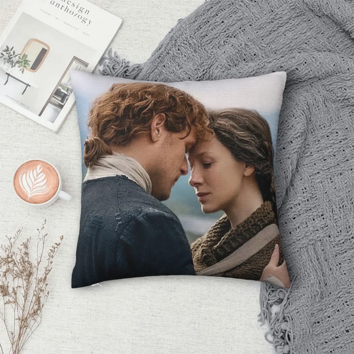 TV Series Outlander Movie Square Pillowcase Pillow Cover Cushion Decor Comfort Throw Pillow for Home Sofa view 5