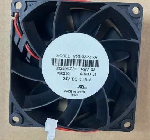 Brand New Original V35132-55RA CPU Cooler Fan  24V 0.45A 8038 ABB Inverter Cooling 80X80X38Mm Fast Delivery