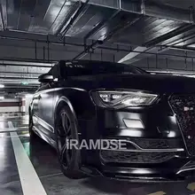 Audi S3 A3 Front Bumper Spoiler Lip Carbon Surface Protector #3