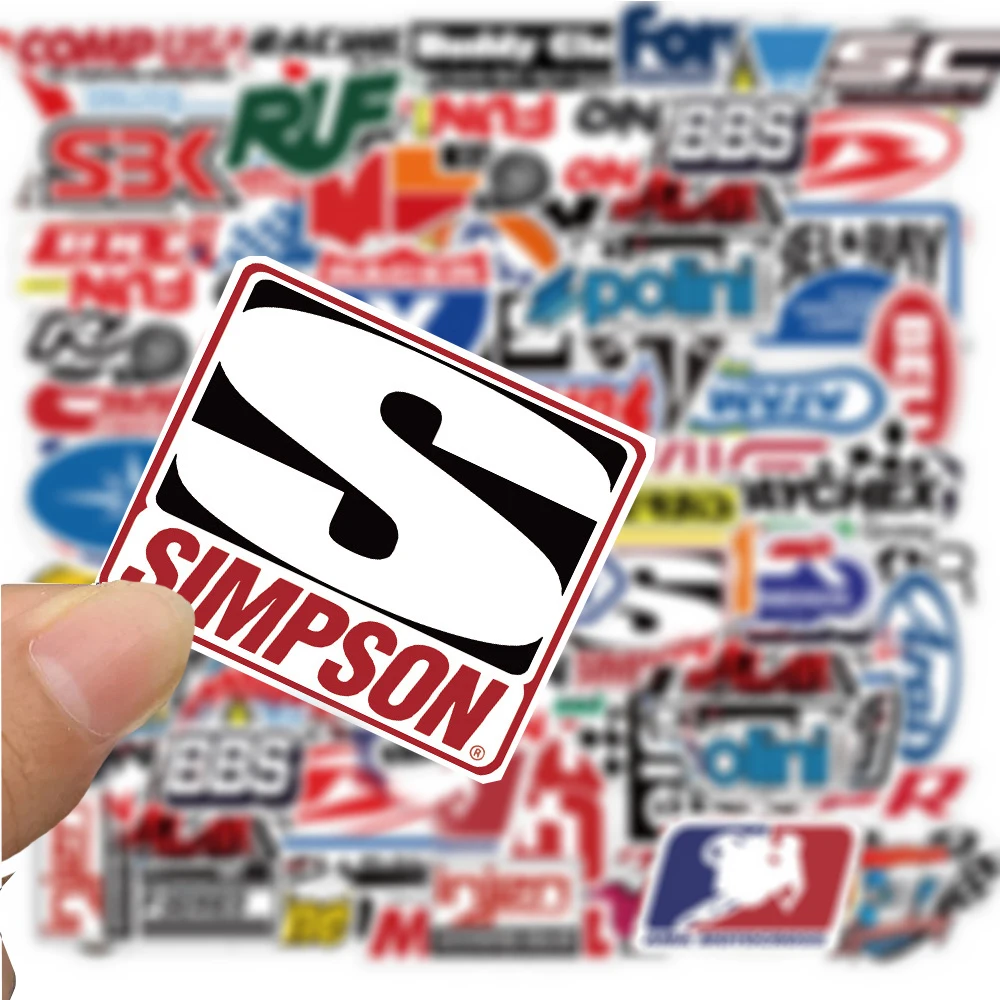 10/30/50/100Pcs JDM Racing Car Label Graffiti Stickers Vintage Cartoon Decals for Fridge Guitar Luggage PVC Cool Classic Sticker