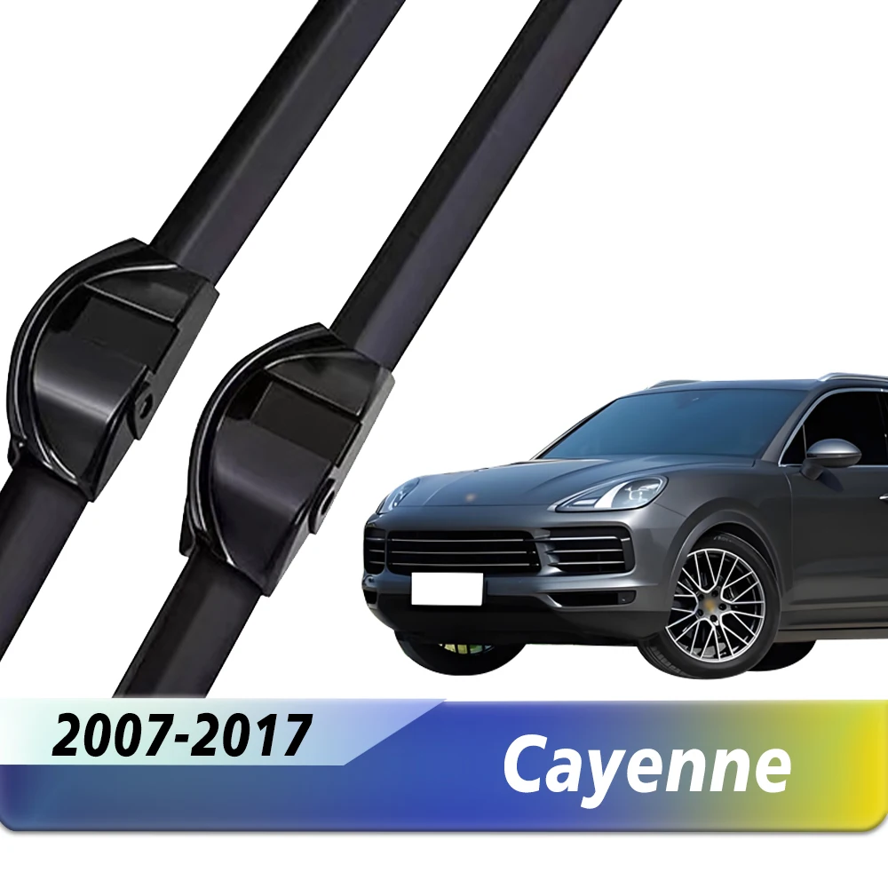 Limpiaparabrisas delanteros para Porsche Cayenne 2007-2017 2008 2009 2010 2011 2012 2013 parabrisas ventana delantera 26 "+ 26"