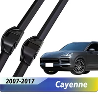Limpiaparabrisas delanteros para Porsche Cayenne 2007-2017 2008 2009 2010 2011 2012 2013 parabrisas ventana delantera 26 ""+ 26""