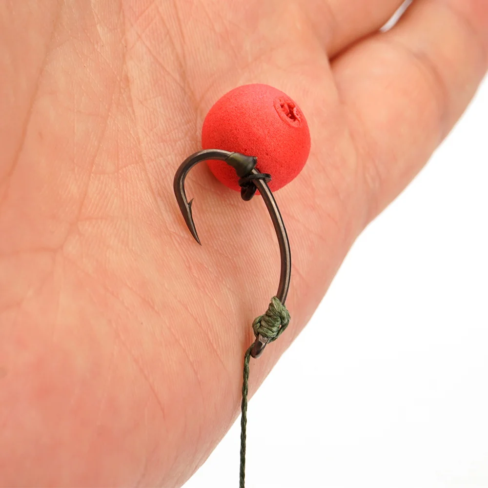 Hirisi 50 قطعة عالية الكربون الفولاذ المقاوم للصدأ مايكرو الشائكة خطاف الصيد PTFE المغلفة لصق صندوق الصيد هوك الصيد اكسسوارات 8037