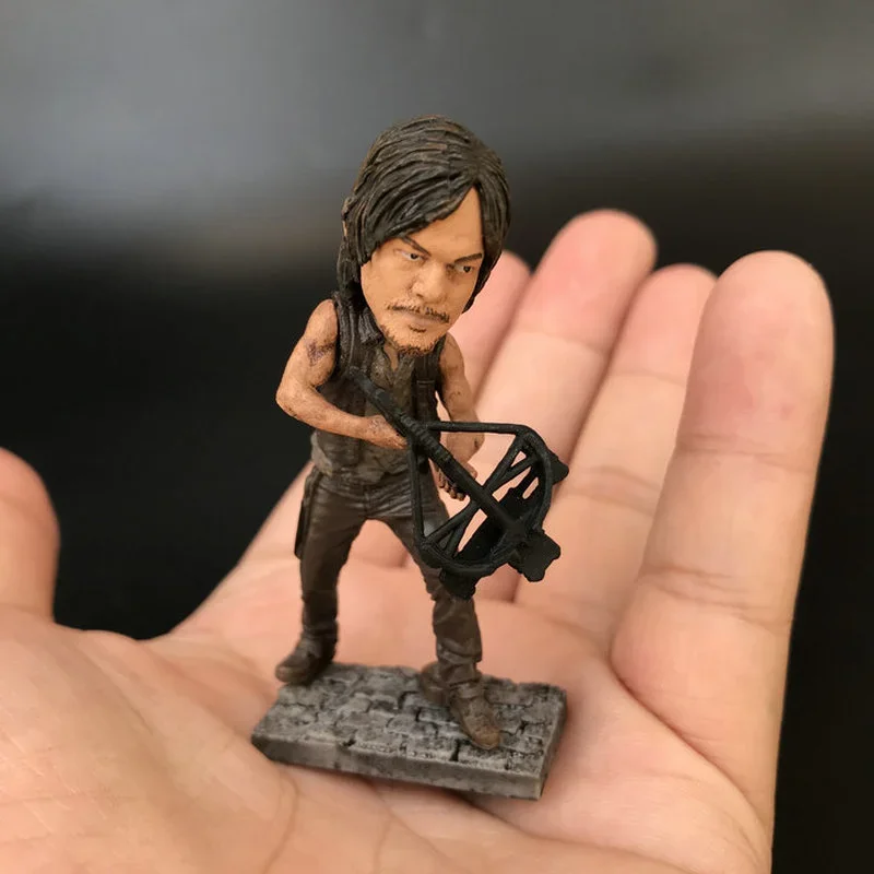 Originale la bambola che cammina figura morta Rick Grimes accessori per ornamenti assemblati mobili figurine Fantasy bambini presenti