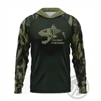 Sudadera con capucha de pesca para hombre, camisetas de manga larga con protección solar Anti-Uv, sudaderas con capucha, máscara facial, ropa para caza, camuflaje de jungla, pesca en el mar