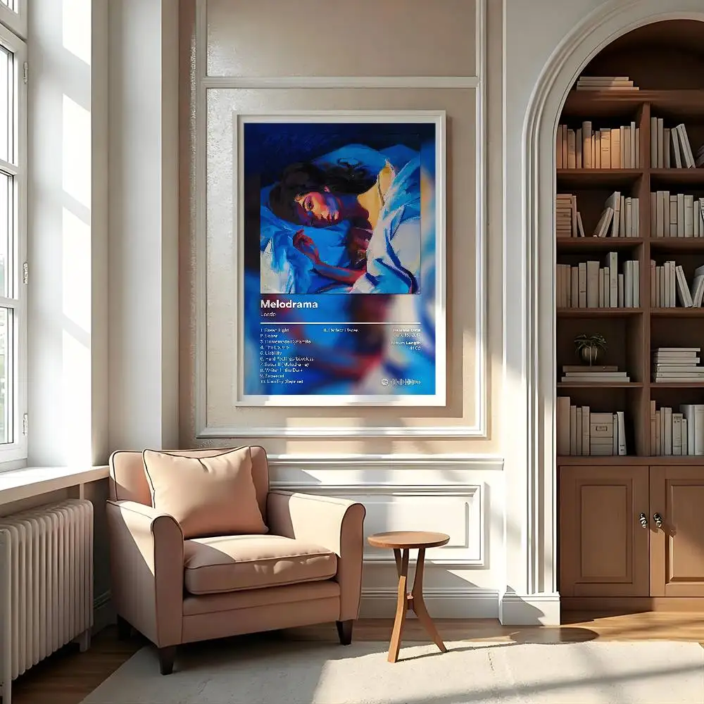 المغني لورد العذراء المشارك لزجة جدار الفن الطباعة مقاوم للماء غرفة المعيشة المنزلي غرفة بار ديكور جمالي