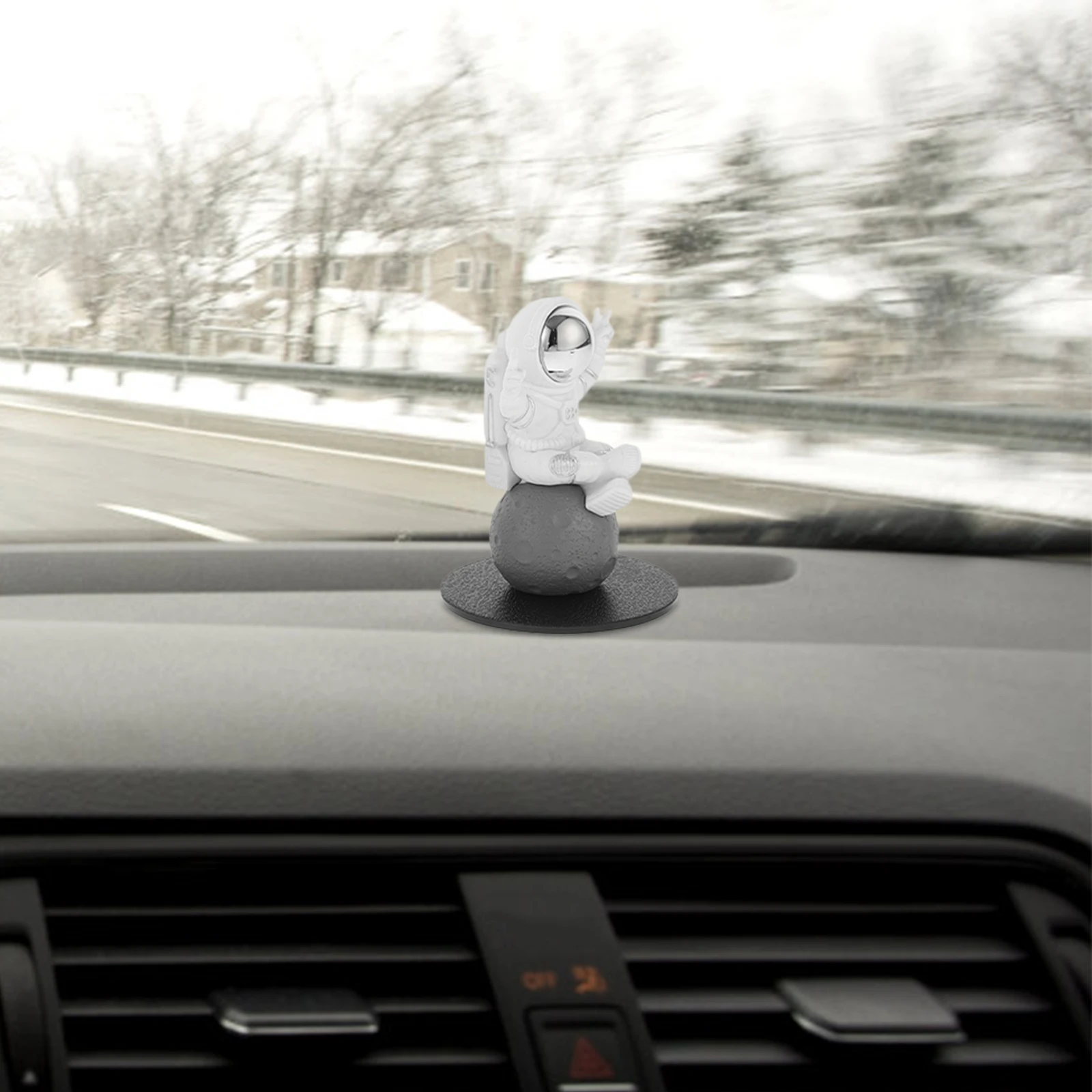 

3 шт., декор космонавта, интерьер автомобиля, украшение на приборную панель, стильные автомобильные аксессуары, космическое украшение, украшение автомобиля космонавта