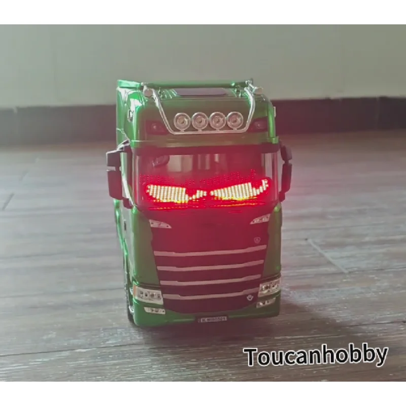 

770S RC Tractor Truck 1/18 HUINA 1501 Plastic RTR Lorry Cars Remote Control Car Model with Battery Light Sound Boys Toys