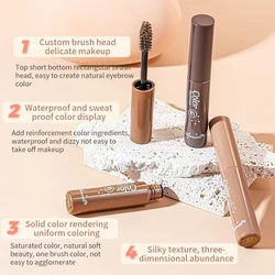 Long Lasting Eyebrow Mascara Waterproof Brush Eye Brow Shadow Eyebrow Comstic Tools Sweat-proof Beauty Enhances Eyebrows Makeup