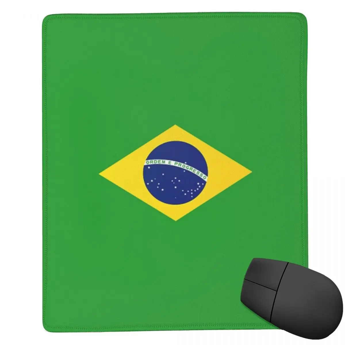 Brazil National Flag 7x9 in 22x18 cm Mouse Pad Computer Keyboard Mouse Mat GamerPC Laptop Desk Mat Office Accessories Table Mats