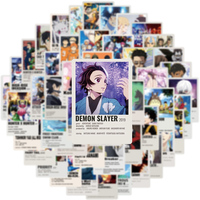 10/30/50pcs Mix Anime Jujutsu Kaisen Attack On Titan Stickers Cartoon Decals Kids Toys Laptop Car Phone Bike Decoration Sticker