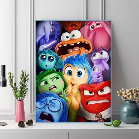 Disney Ny ankomst Diamantbroderi Inifrån och ut Mosaik Tecknad Bild Av Strass DIY Diamantmålning Barnhobby 6 best sales Inifrån och ut Pixar - №3
