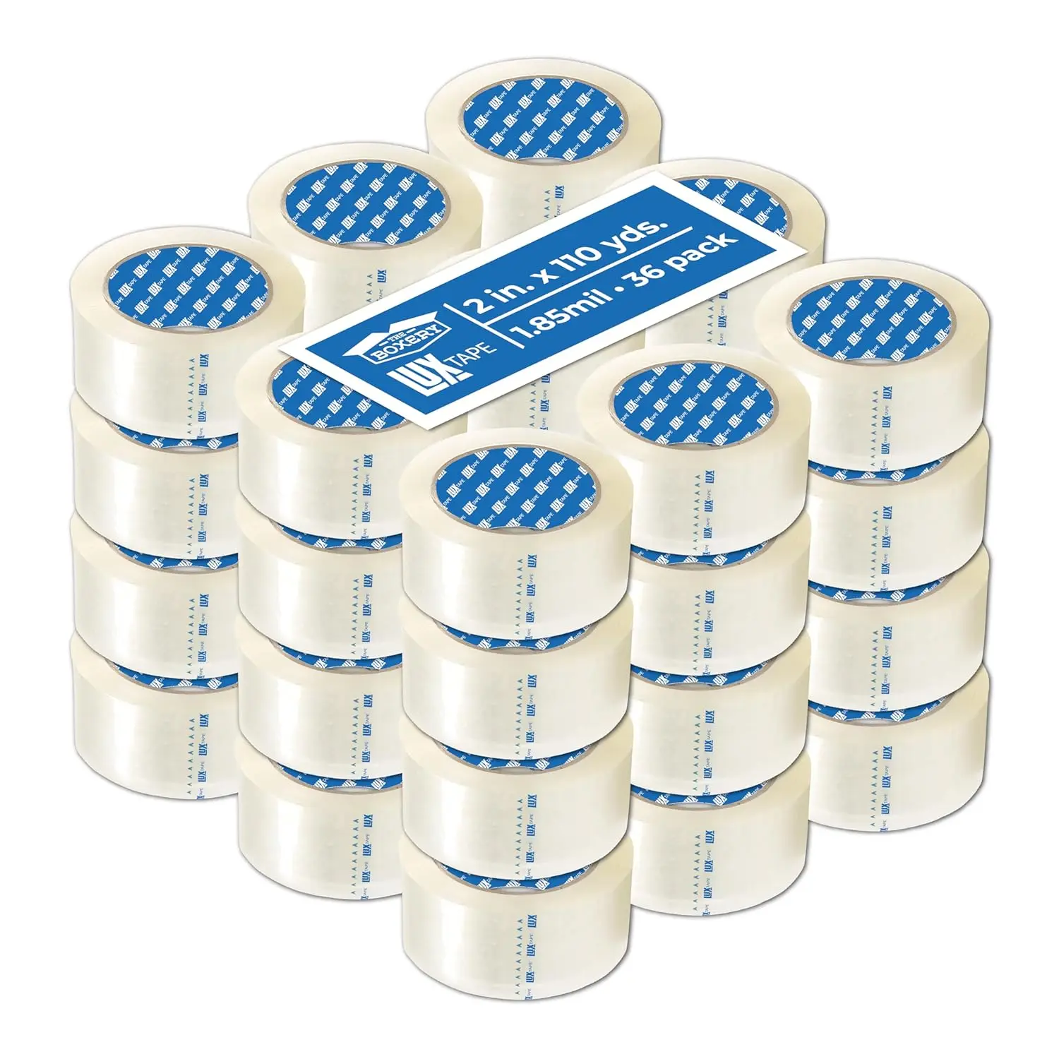 

2" x 110 Yards Clear Packing Tape – 36 Roll Carton – Warehouse Grade Adhesive for Shipping, Moving & Packaging – nd