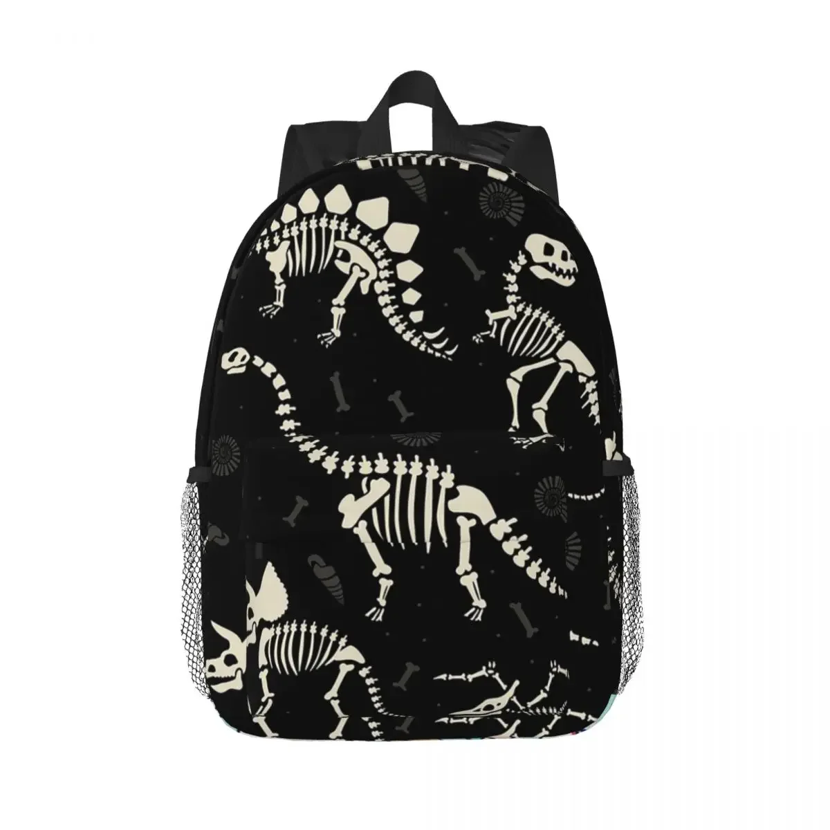 

Dinosaur Fossils In Black Backpacks Teenager Bookbag Cartoon Children School Bags Laptop Rucksack Shoulder Bag Large Capacity