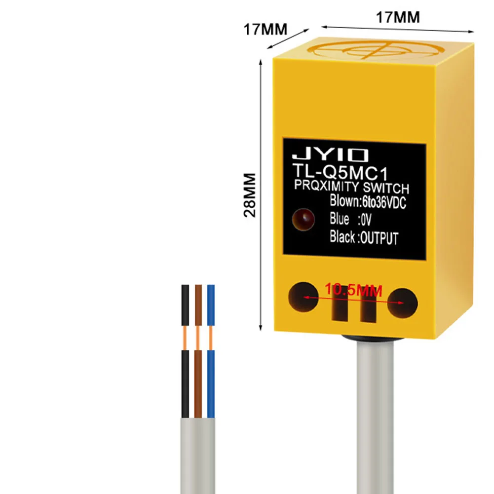 

1 шт. переключатель обнаружения датчика приближения постоянного тока 3-проводной тип TL-Q5MC1 5 мм обнаружение индуктивный NPN индуктивный ABS электрооборудование