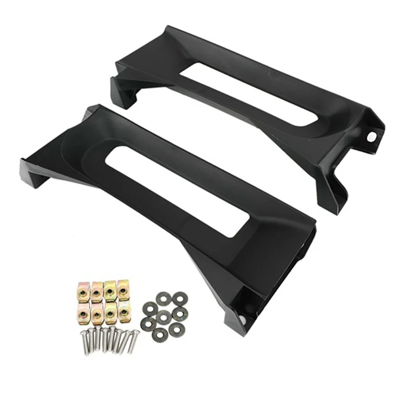 

2PCS Front Tow Hook Bezel Block Trailer Hitch Cover 68196982AA For Dodge Ram 1500 2013-2018 Accessories Parts Tow Hook Cover