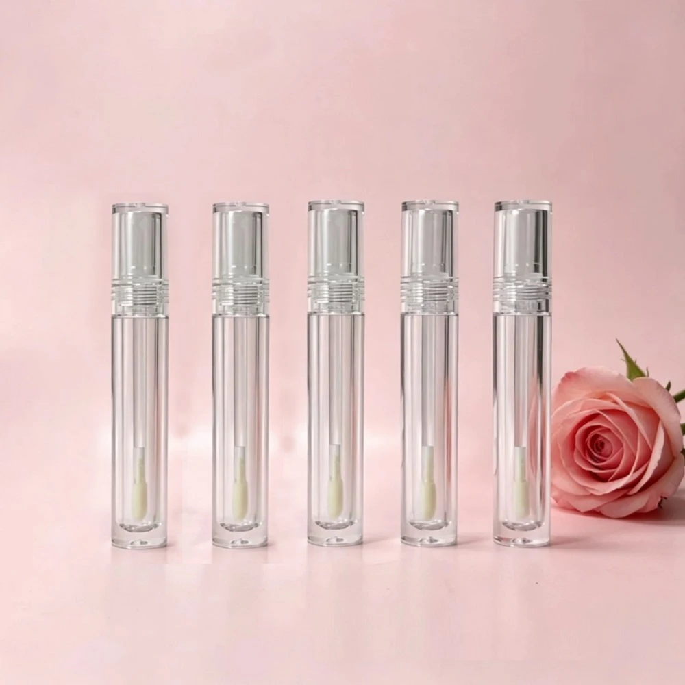 Direkt ab Werk: Vollständig transparente 5-ml-Leerflaschen für Lipgloss, PETG-Lippenbalsamflaschen, DIY-Lipgloss-Verpackungsbehälter – Detail 5
