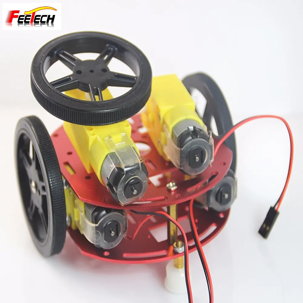 

2WD DIY Обучающий робот Один комплект FT-DC-002
