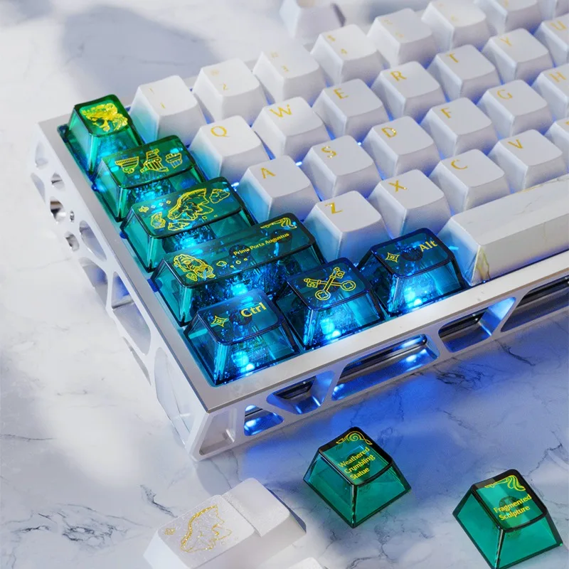 Ancient Rome Theme Keycaps Set Customized PBT Sublimation Cherry Profile Keyboard Cap for Mechanical Keyboard Accessories Gift