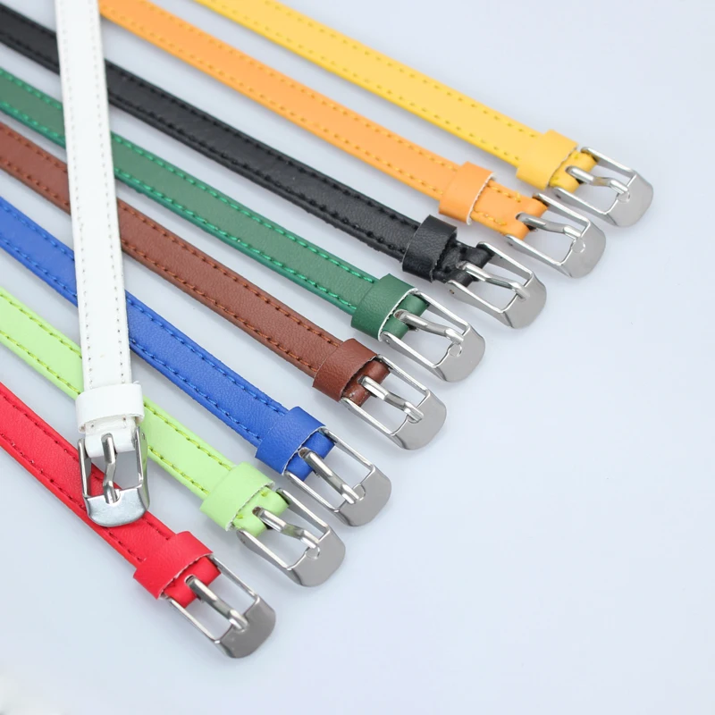 10pcs/lot mix colors 8MM Copy Leather wristband bracelet 8x210mm fit for 8mm slide charms letters DIY Accessory