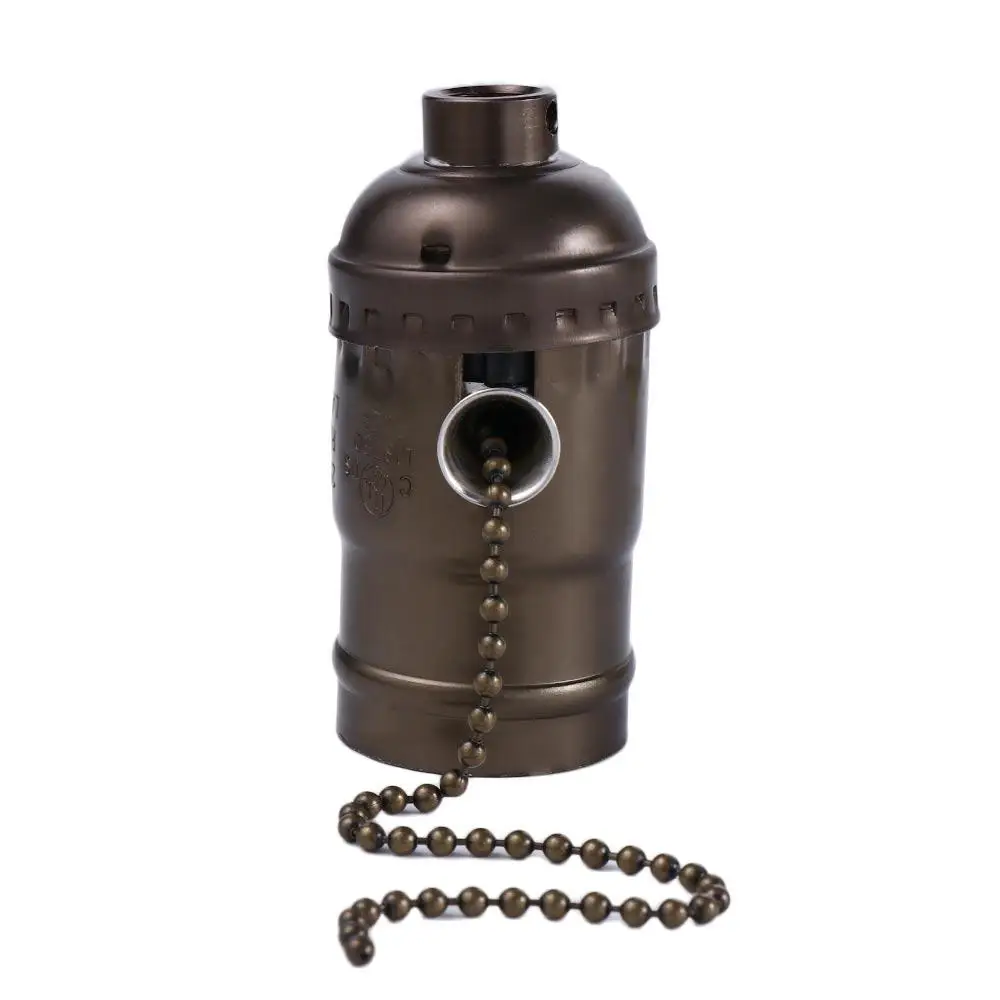 Top Quality New Screw Bulbs Base Lamp Holder Aluminum Shell Socket Holder No Switch Lighting Accessories Lamp Bases