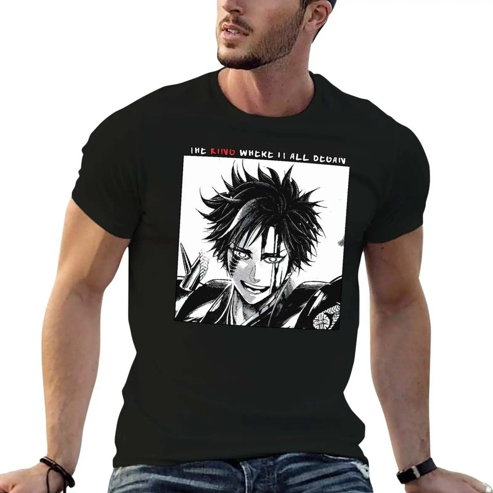 

tshirt Huang cotton T-Shirt shirt print Shi Of Ragnarok t Qin cotton Record man t shirt custom - 100%