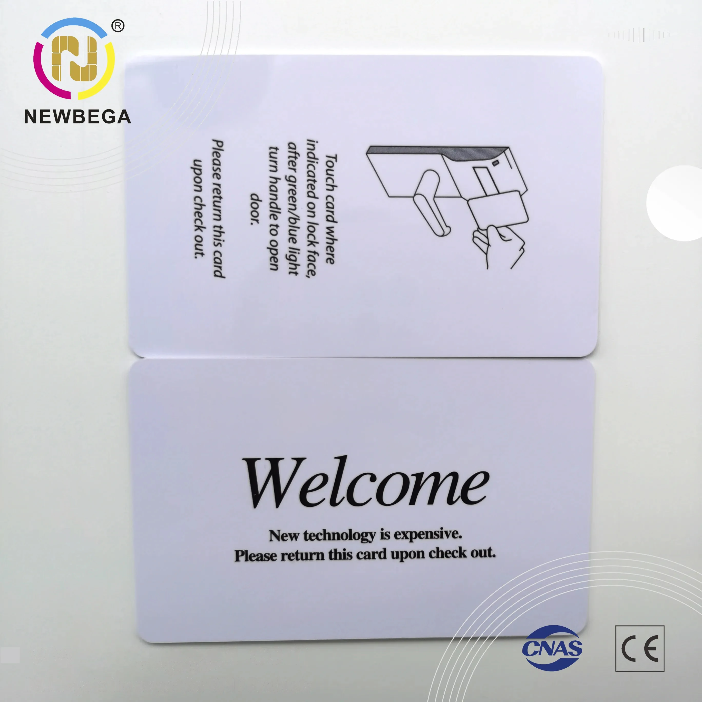 10PCS RFID F08 Fudan S50 Proximity PVC Card For RFID Door Lock and Hotel Key Card 13.56MHZ