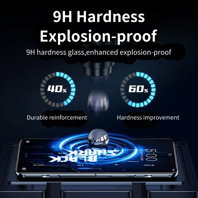 Smartالشيطان الزجاج المقسى ل القرش الأسود 4 5 برو حامي الشاشة ل شاومي الأسود القرش 4Pro 3 2 HD فيلم واقية 2 قطعة الزجاج