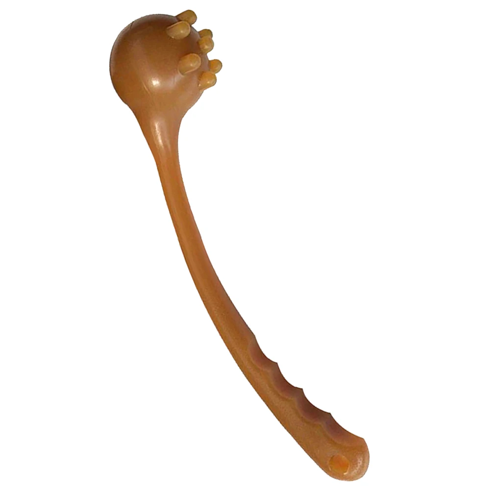 

Portable Massage Hammer High Quality Silicone Brown Stress Relax Fitness Tool Multifunctional Therapy Rod Durable Long Lasting