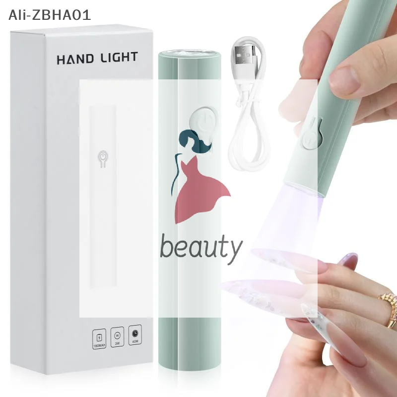 USB oplaadbare sneldrogende nagellamp Handige draagbare nageldrogerlamp UV/LED nageluitharding Alle gelpolish Nail Art Tool