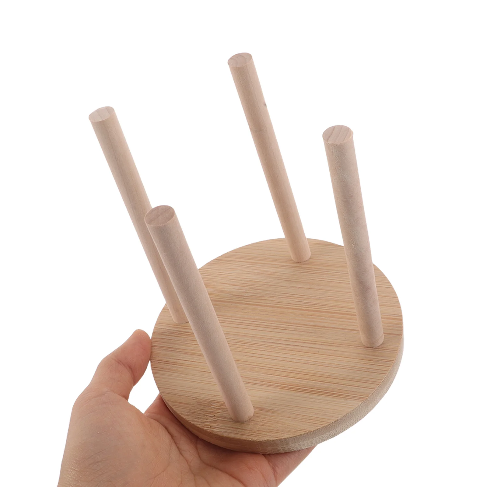 

2Pcs Glass Pickling Weights Holder Sturdy Bamboo Fermentation Rack for Mason Jar Lids Canning Accessories Kitchen Storage