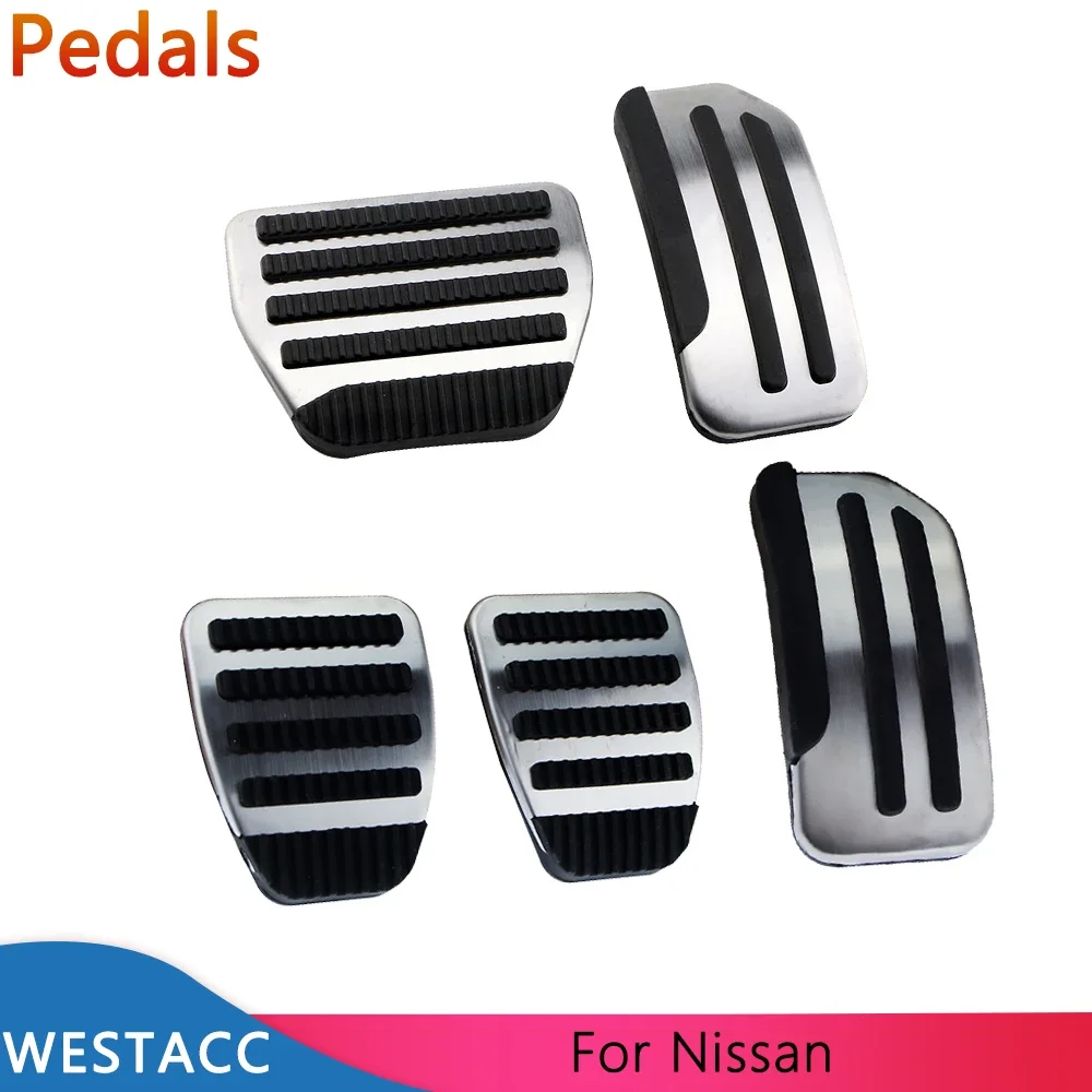 Car Pedals Pedal Cover for Nissan Note 2014-2021 Tiida March 2011-2015 Sentra VII 2012-2017 Juke Leaf 2011-2018 Altima 2012-2015