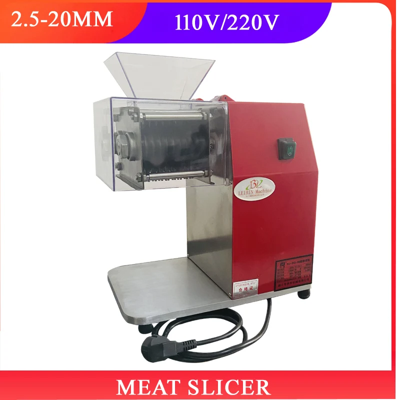 1100 W Desktop-Fleischschneider für Restaurants, Supermärkte, Kantinen, elektrische automatische Fleischschneidemaschinen ﻿