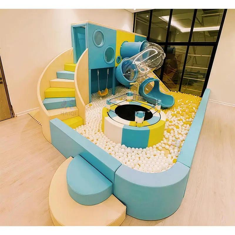 Customized Indoor Playground for Kids Playhouse with Indoor Soft Maze & Slide Fun Kids' Indoor Play Areapromote sales