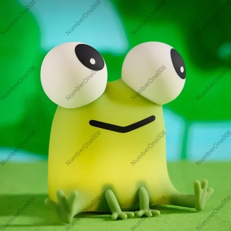 Frog Silicone Tap Light Night Lamp For Kids Bedroom Cute Touch Sensor Nightlight Children Gift view 2