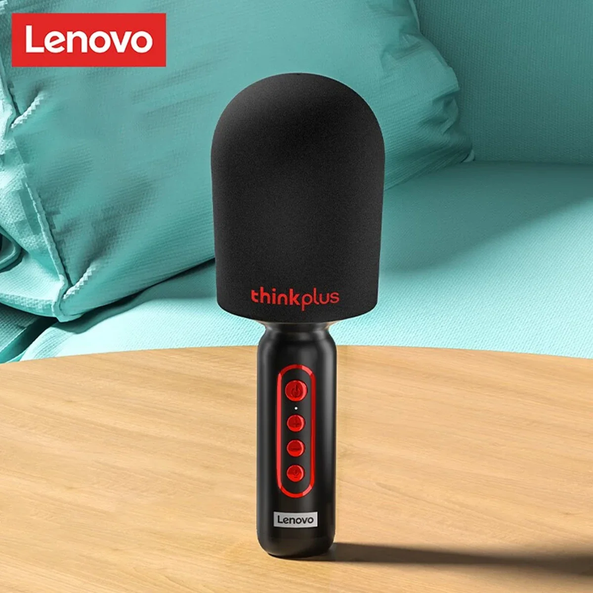 

100% Original Lenovo M1 Handheld Microphone Wireless Bluetooth HIFI Sound Quality Karaoke Artifact Mobile Phone Portable Of Home