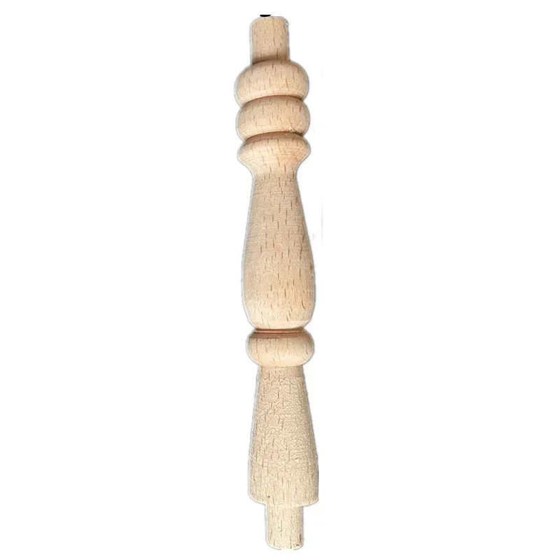 5PCS 15cm Natural Floral Wood Decal European Woodcarving Furniture Carved Applique Home Wooden Pillar Decoration Accessories