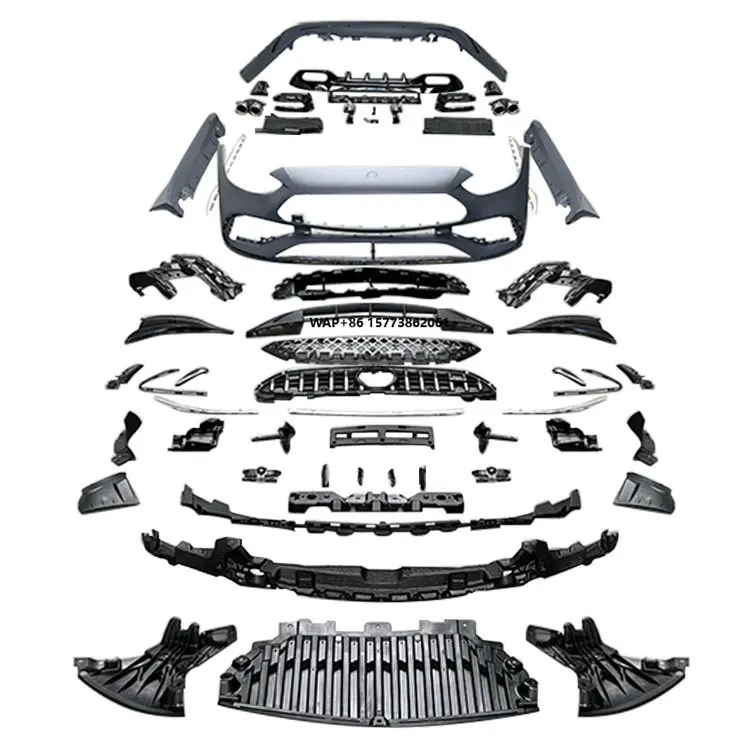 

W206 Upgrade to C43 Style Body Kits for C Class W206 2021-IN Auto Body Parts Front Bumper Grille
