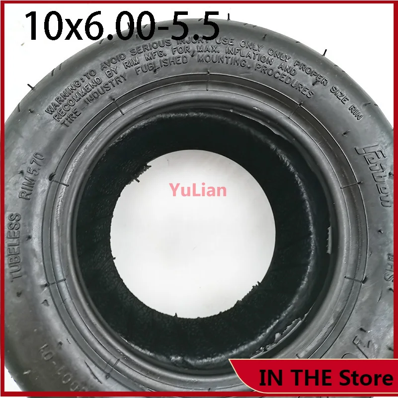 High quality10 inch wide tire 10x6.00-5.5  motorcycle tubeless  vacuum road electric scooter motor inner tube