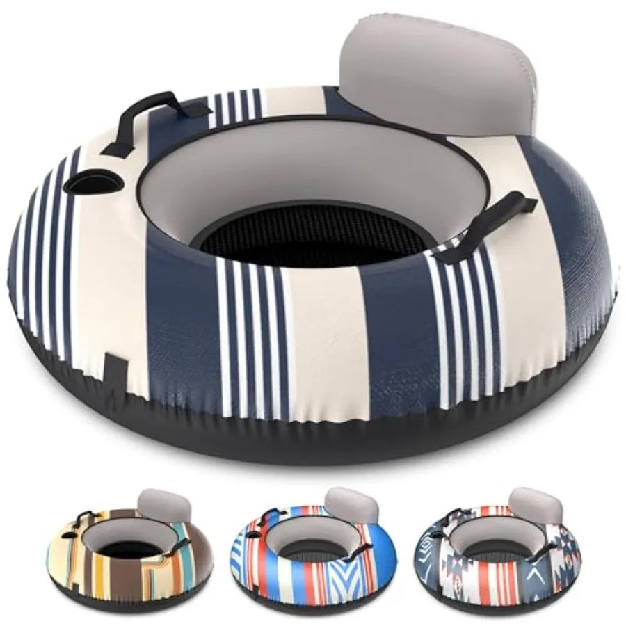 River Tube For Outdoor Water Activities, Premium Canvas Material, Navy Blue, Heavy Duty And Durable