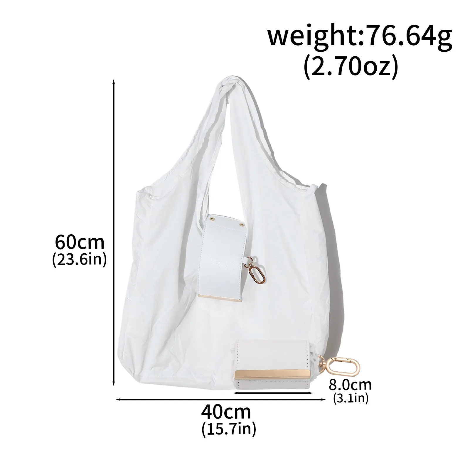 Creative Simple Storage Bag Keychain, Practical Gift