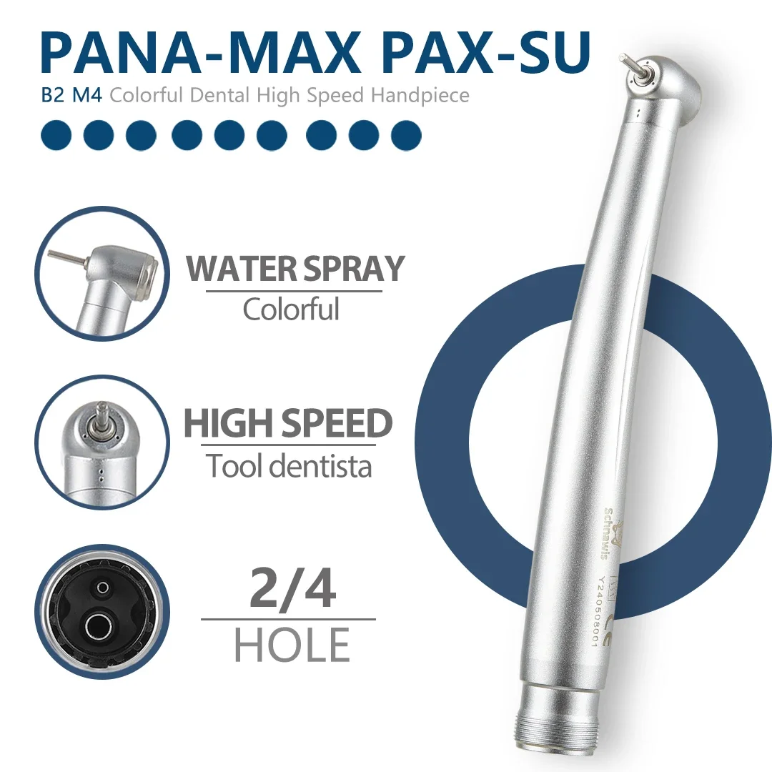 Dental High Speed Handpiece Dentistry Air Turbine Handpiece with Single Water Sprays Handpiece 2/4Hole Dentist Instrument