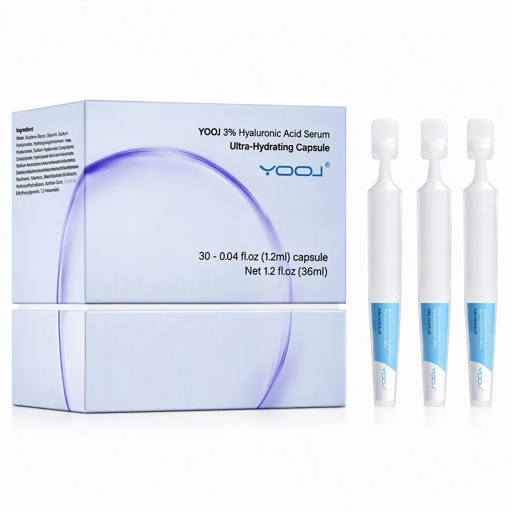 YOOJ 3% Hyaluronic Acid Serum Ultra-Hydrating Capsule Moisturizing Facial Care 30pcs 36ml