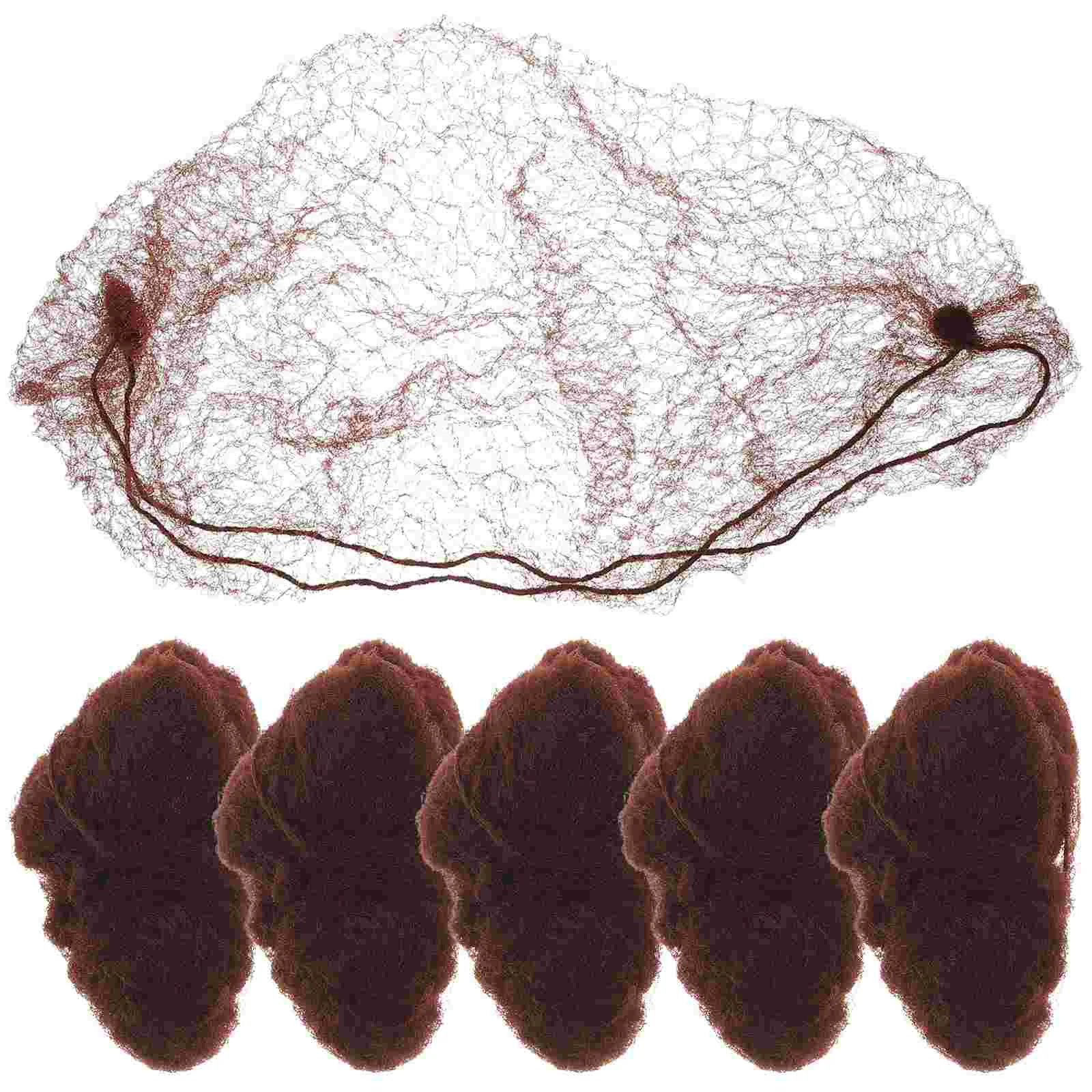 

Hair Products for Women Curly Elastic Mesh Bun Net Dress-up Accessories Microfiber Towel Girls