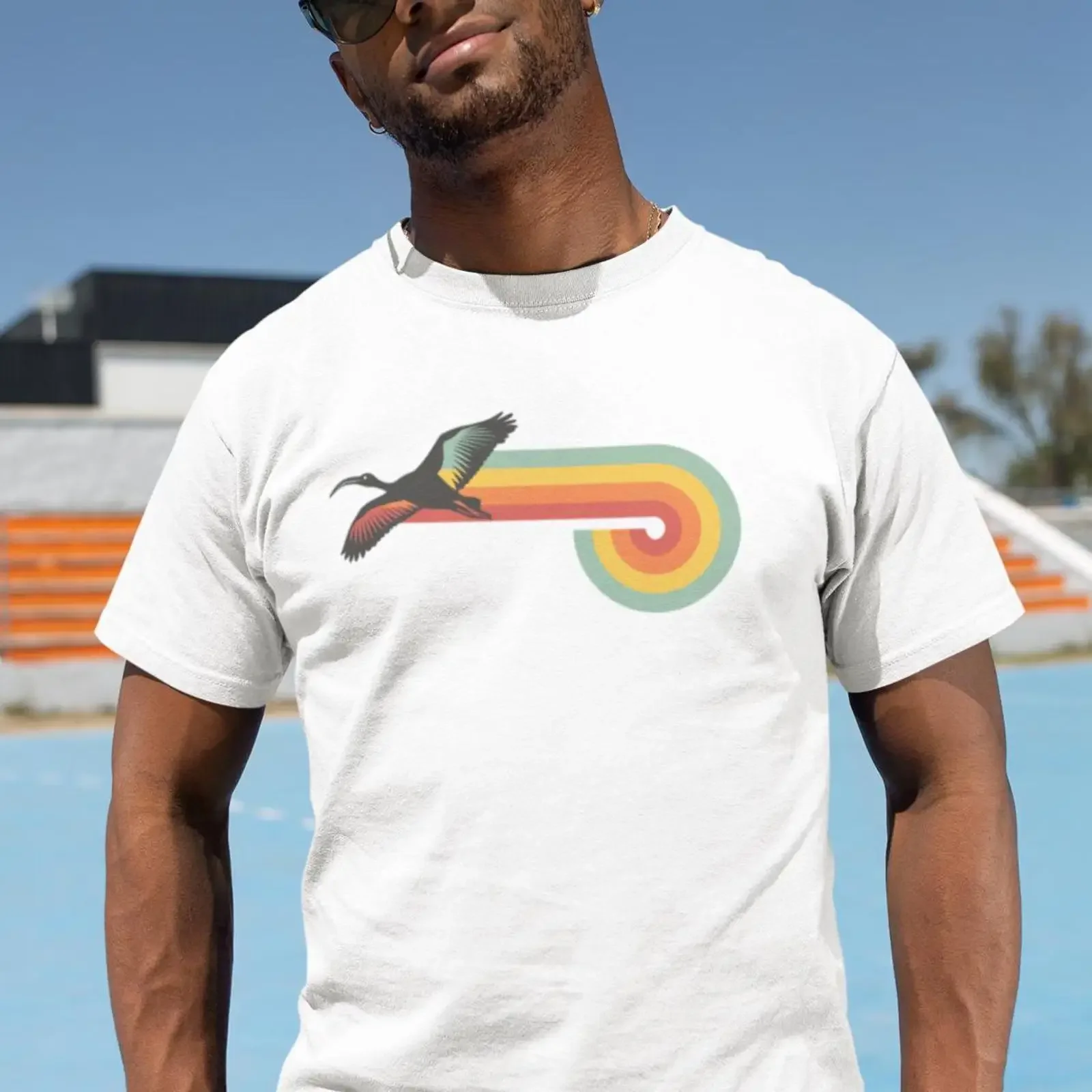 Australian Ibis T Shirt Retro Bin Chicken Funny Aussie Bird Nature Softstyle Top vintage Washed designer clothes Unisex