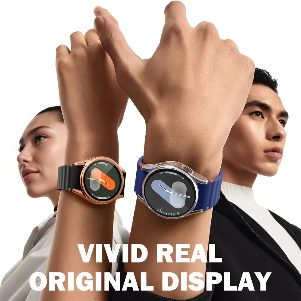Full Cover TPU Case for Samsung Galaxy Watch 7-6-5-4-FE 40mm 44mm Protection Silicone Bumper Screen Protector watch Accessories