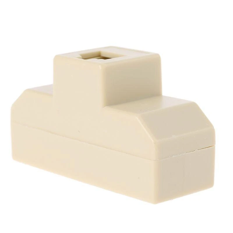 62KA 1pc RJ11 Splitter 4 Way Adapter 1 untuk M ke 4 F RJ-11 6P4C Splitter