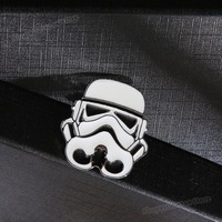 Cartoon Movie Star Wars The Mandalorian Brooches Cool Imperial Stormtrooper Pins Clothes Bags DIY Decor Jewelry Accessories Gift