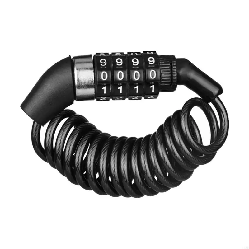 D5BE Small Helmets Combination Lock Secure Designs Helmets Security Lock for Backpack Skateboard Outdoor Gear