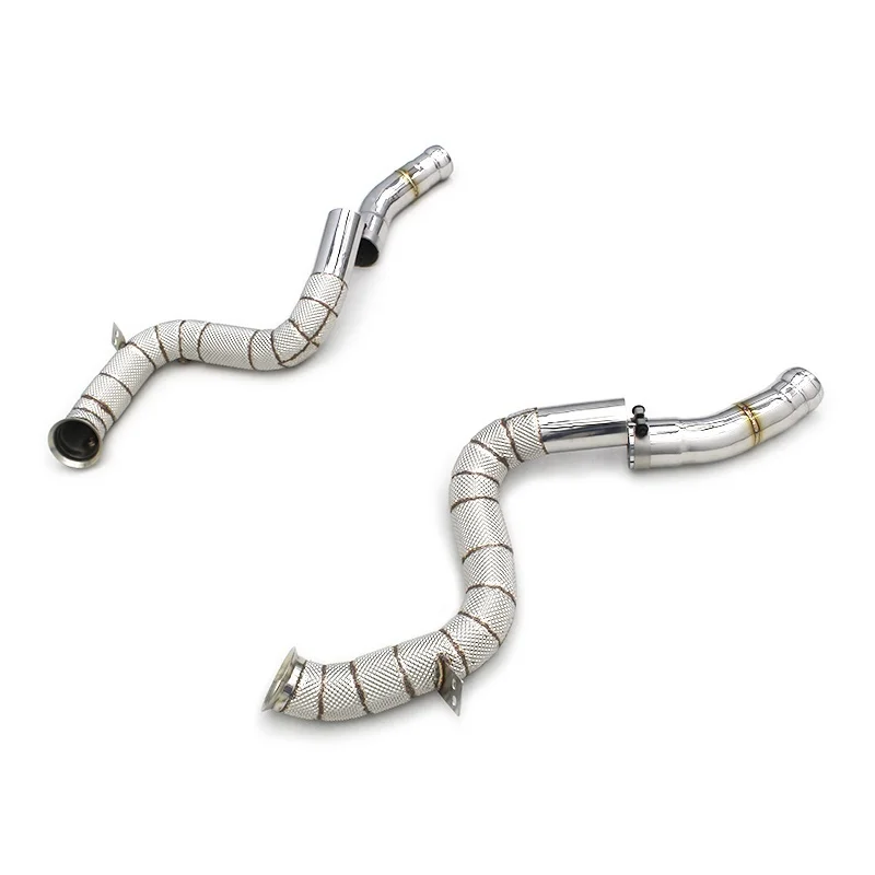 

Head Section High flow Pipes Exhaust Pipes branch downpipe Exhaust Pipe with catalyst for Mercedes-Benz E63 S AMG W213 4.0TT